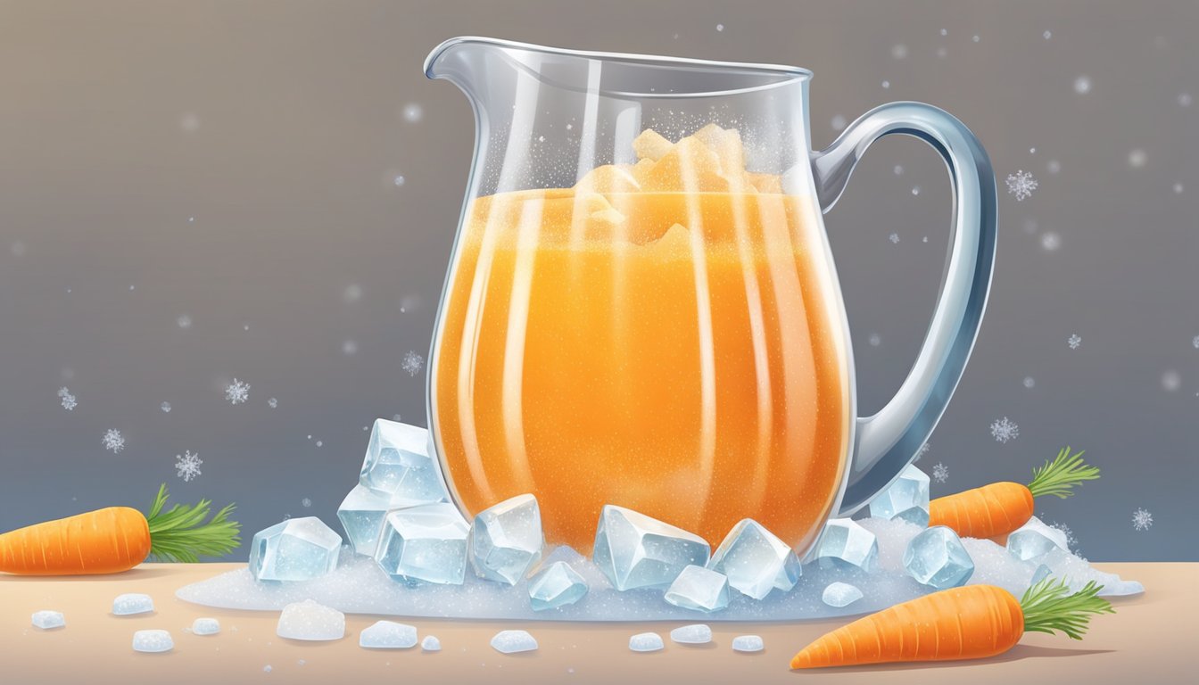 Freeze Carrot Juice: Lock in Liquid Sunshine