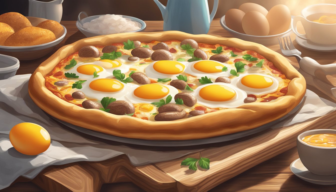 How Long Does Breakfast Pizza with Eggs and Sausage Last?