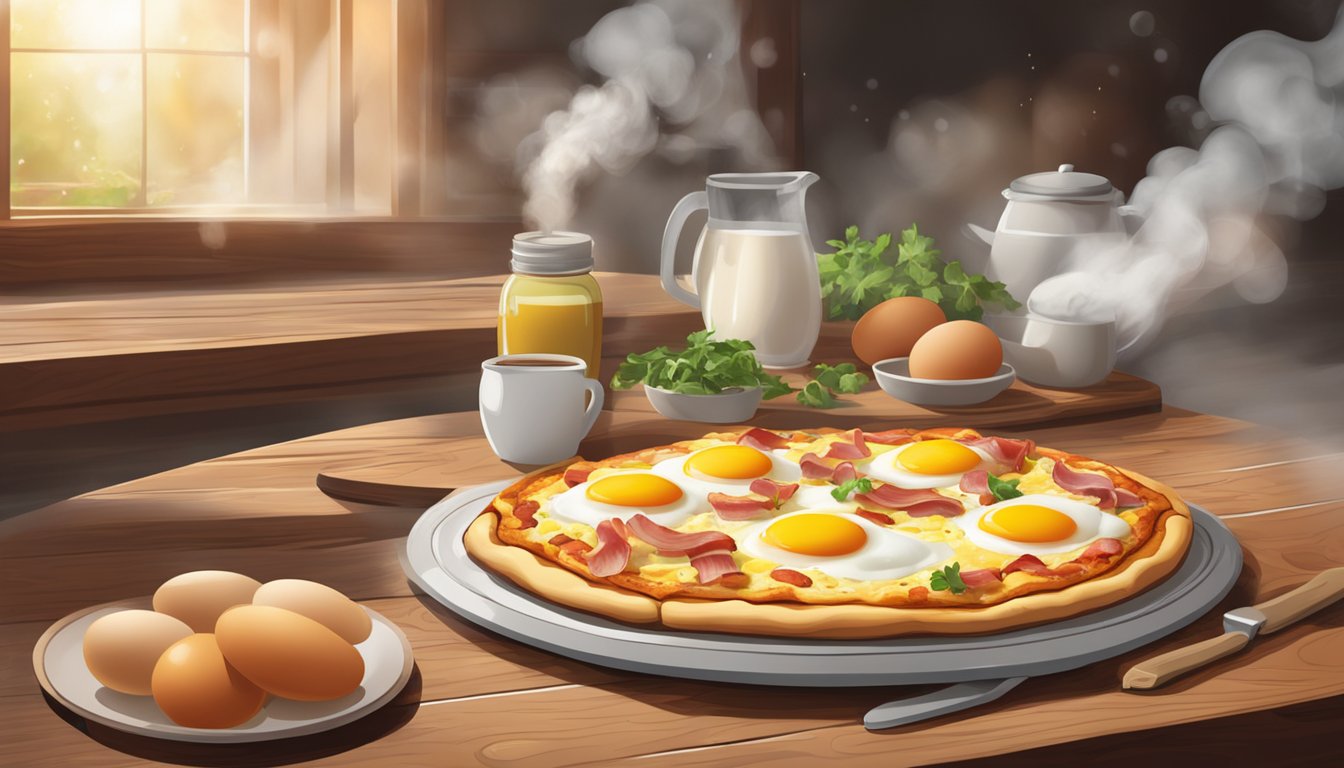 How Long Does Breakfast Pizza with Eggs and Bacon Last?